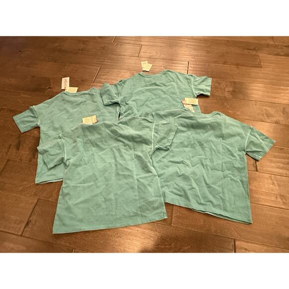 Lot Of 4 Cat & Jack Unisex Turquoise Surfs Up T-Shirt Size XS 4/5 NWT NEW - Picture 4 of 6